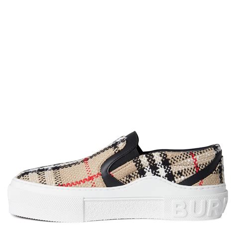 burberry slip on sneakers women's|Burberry sneakers for females.